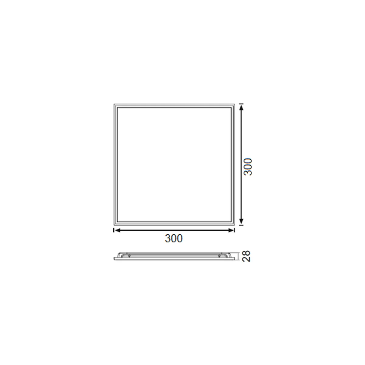 JK3031 Backlight LED Panel Clip-In (3000K) - Görsel 2
