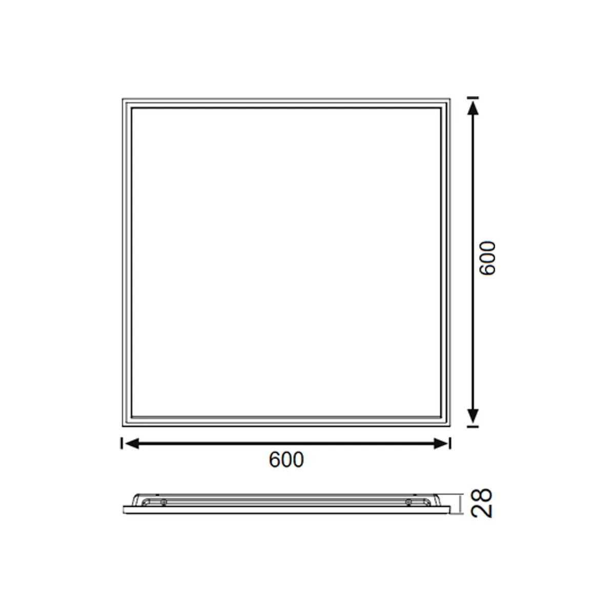 Backlight LED Panel (6500K) - Görsel 2