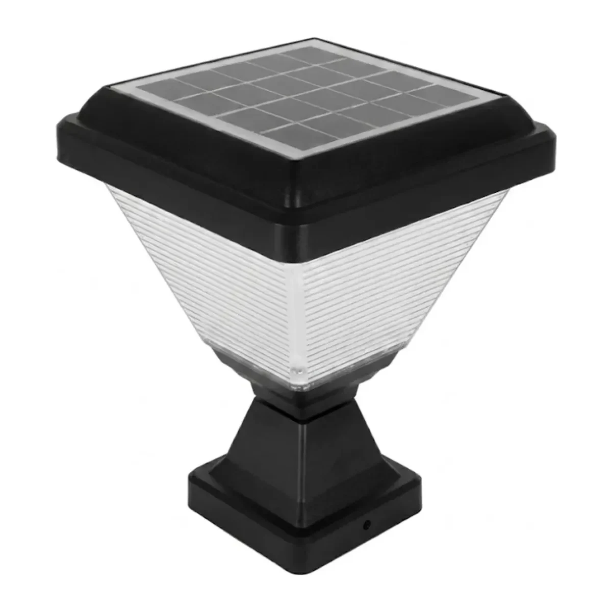 SOLAR LED BAHÇE ARMATÜRÜ KARE 20W/h 3000K - Görsel 2