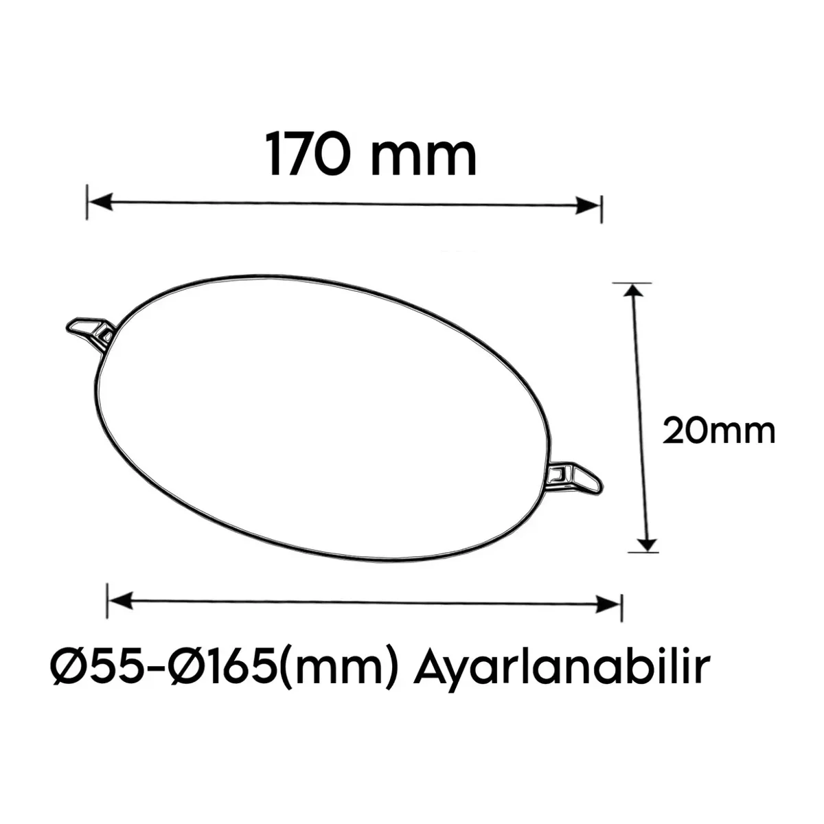 Ayarlı LED Panel 24W Beyaz - Görsel 3