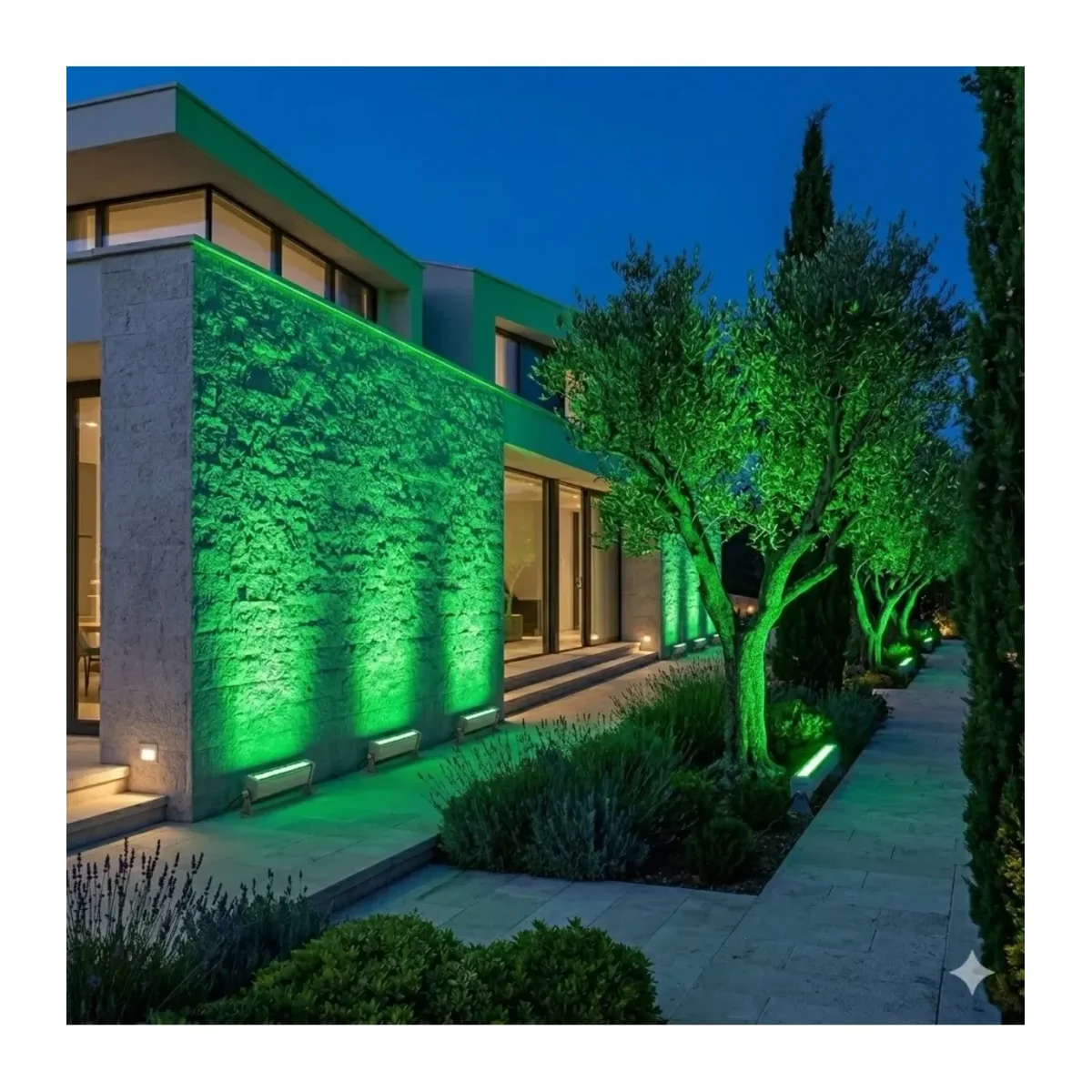 6x1W YESIL IP67 18CM LED WALLWASHER - Görsel 2