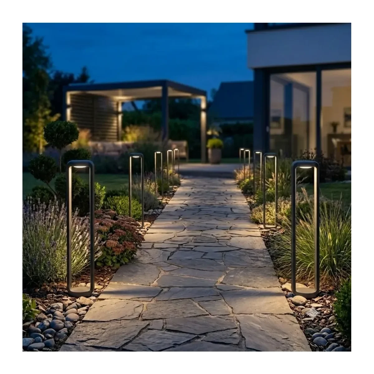 LH-16403 BAHÇE BOLLARD 80Cm IP65 - Görsel 2