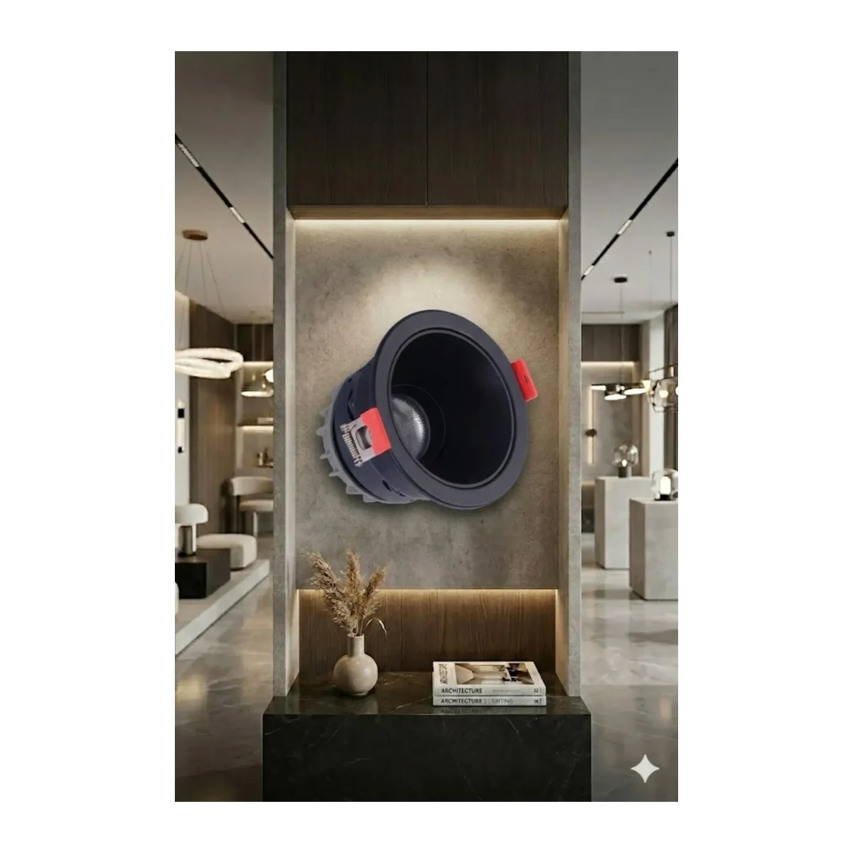 Led Spot 5W Siyah Çerçeve Gün Işığı