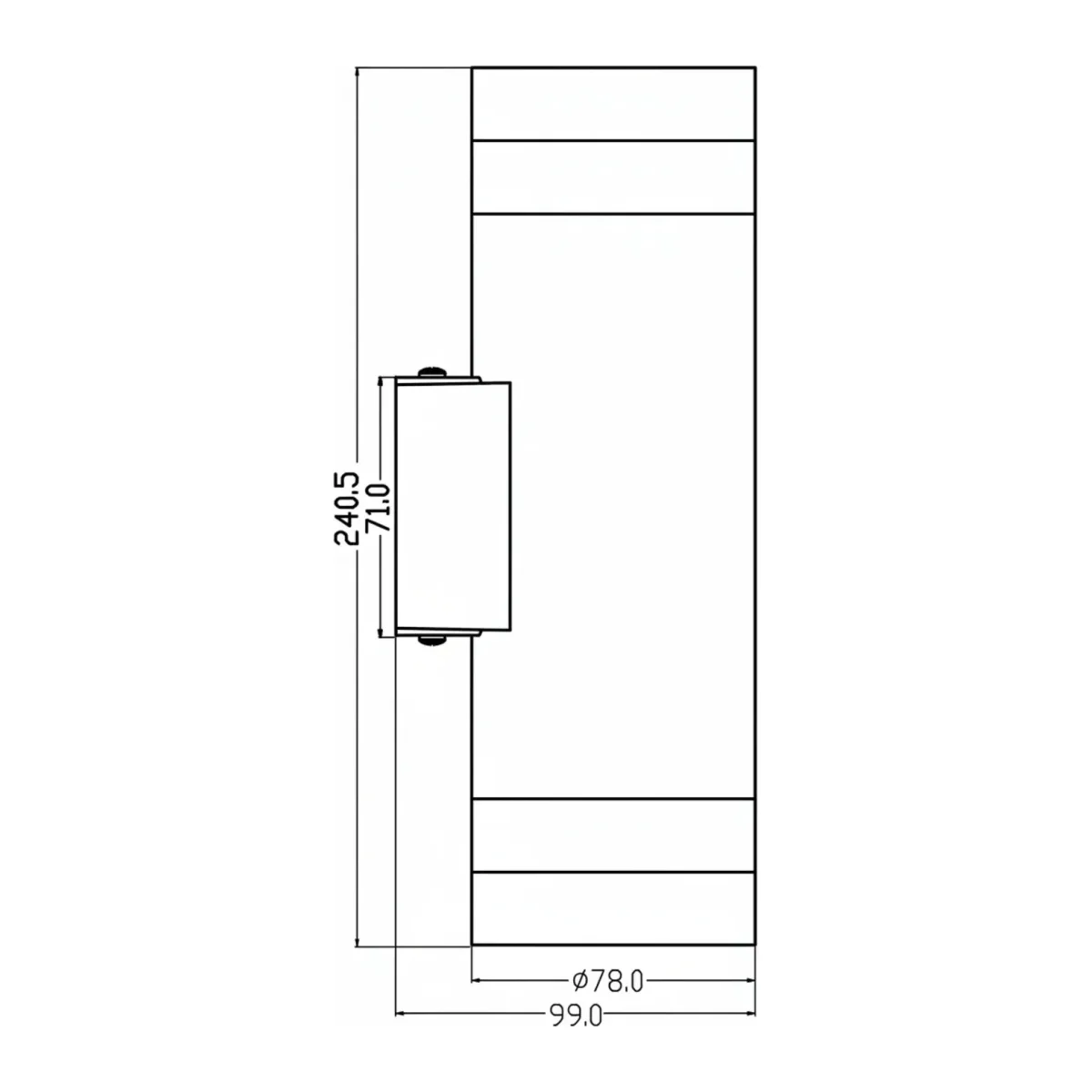 18W LED DUVAR ARMATÜRÜ / SİYAH / YUVARLAK / 6500-4000-3000K BUTONLU RENK SEÇENEĞİ IP65 - Görsel 4
