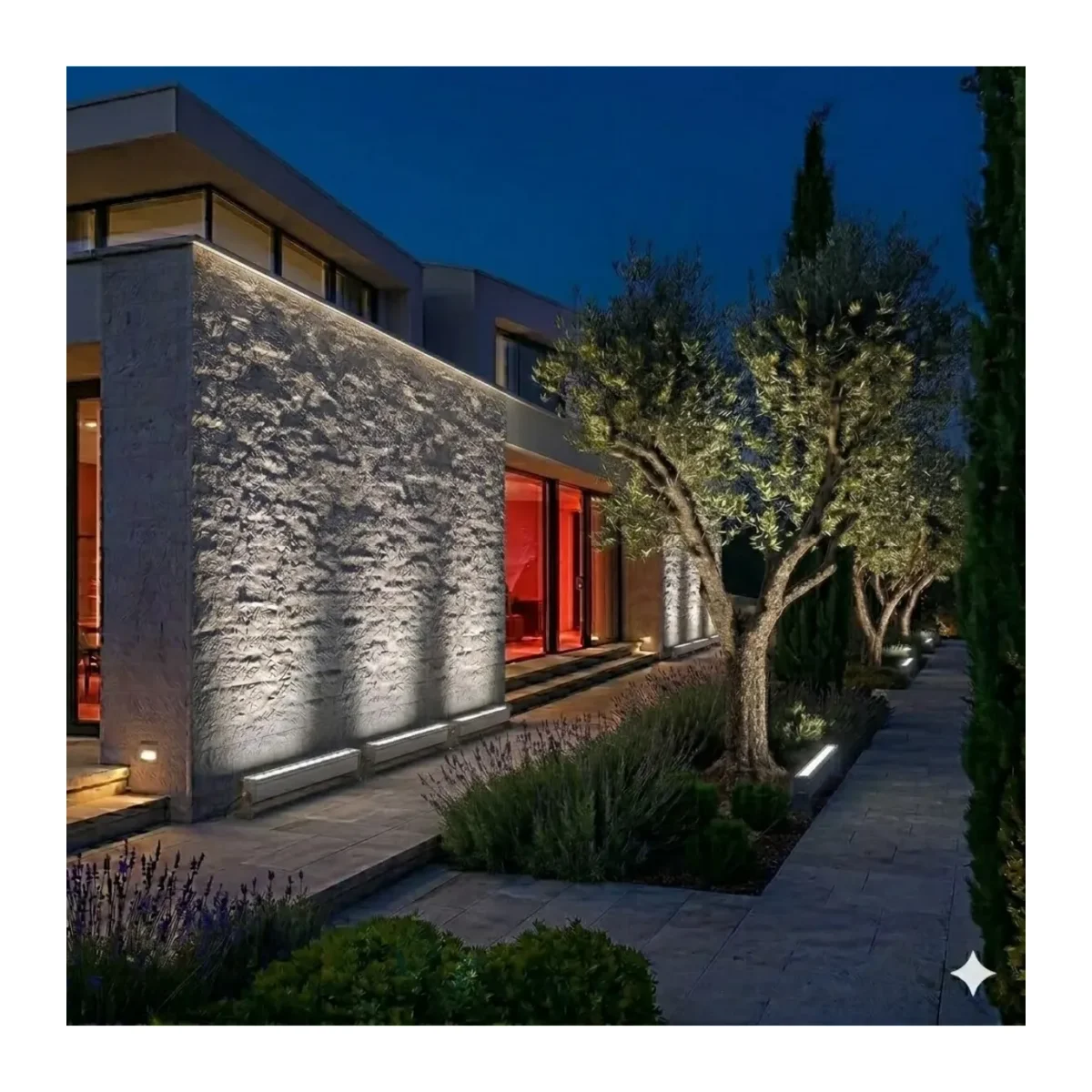 9x1W 6500K IP67 27CM LED WALLWASHER - Görsel 2