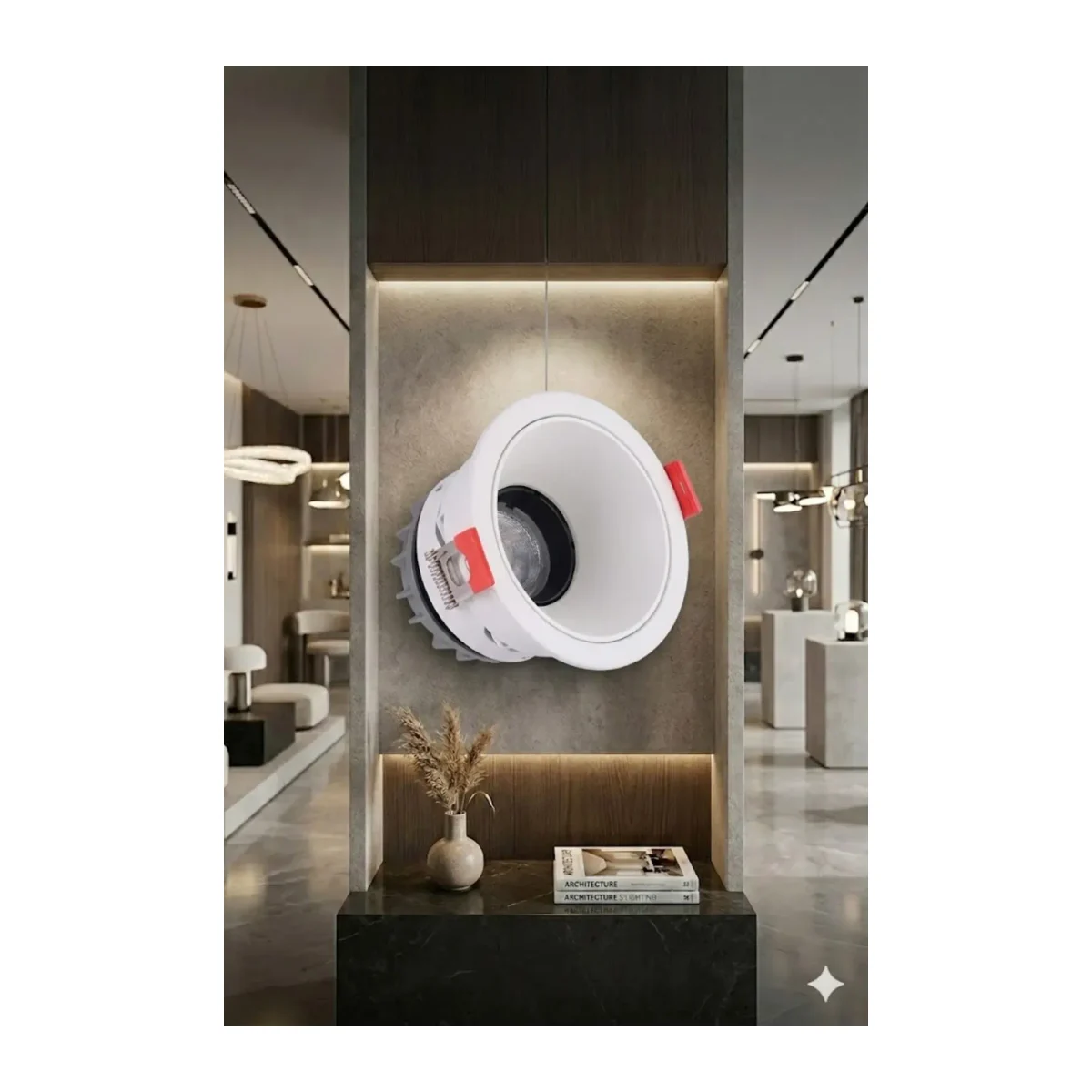 Led Spot 5W Beyaz Çerçeve Gün Işığı - Görsel 2