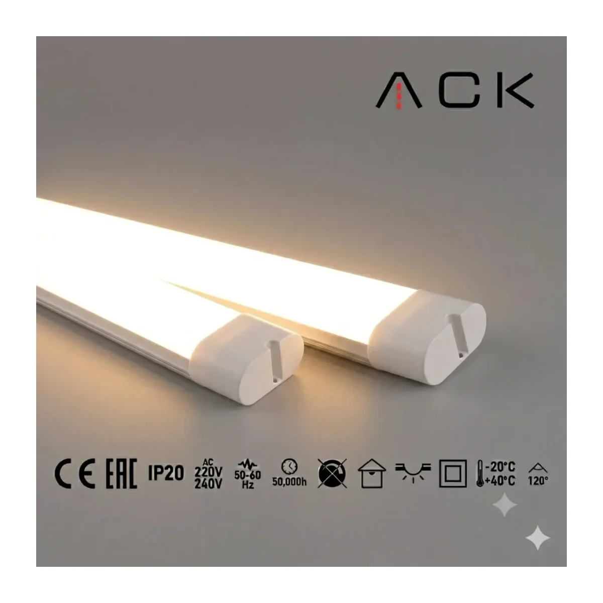 Titan LED Bant Armatür 80W 1200mm 8750lm 3000K Günışığı AN30-01203