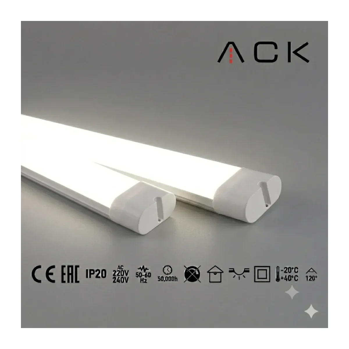 Titan LED Bant Armatür 80W 1200mm 8750lm 4000K Ilık Beyaz AN30-01213