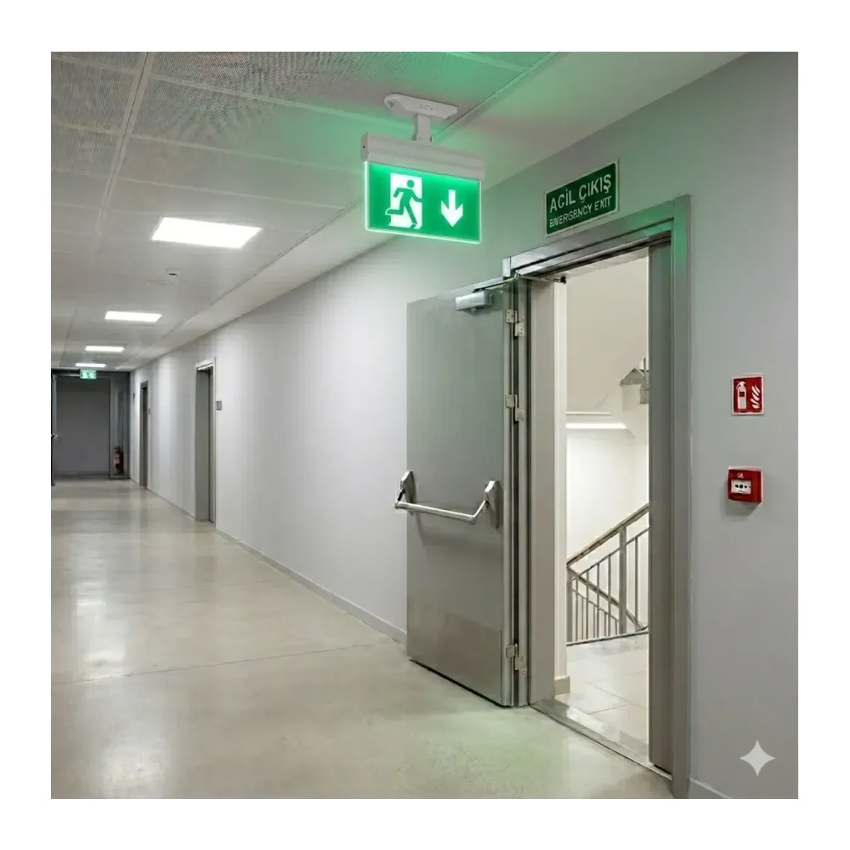 EXIT KOŞAN ADAM AŞAĞI OK - Görsel 3