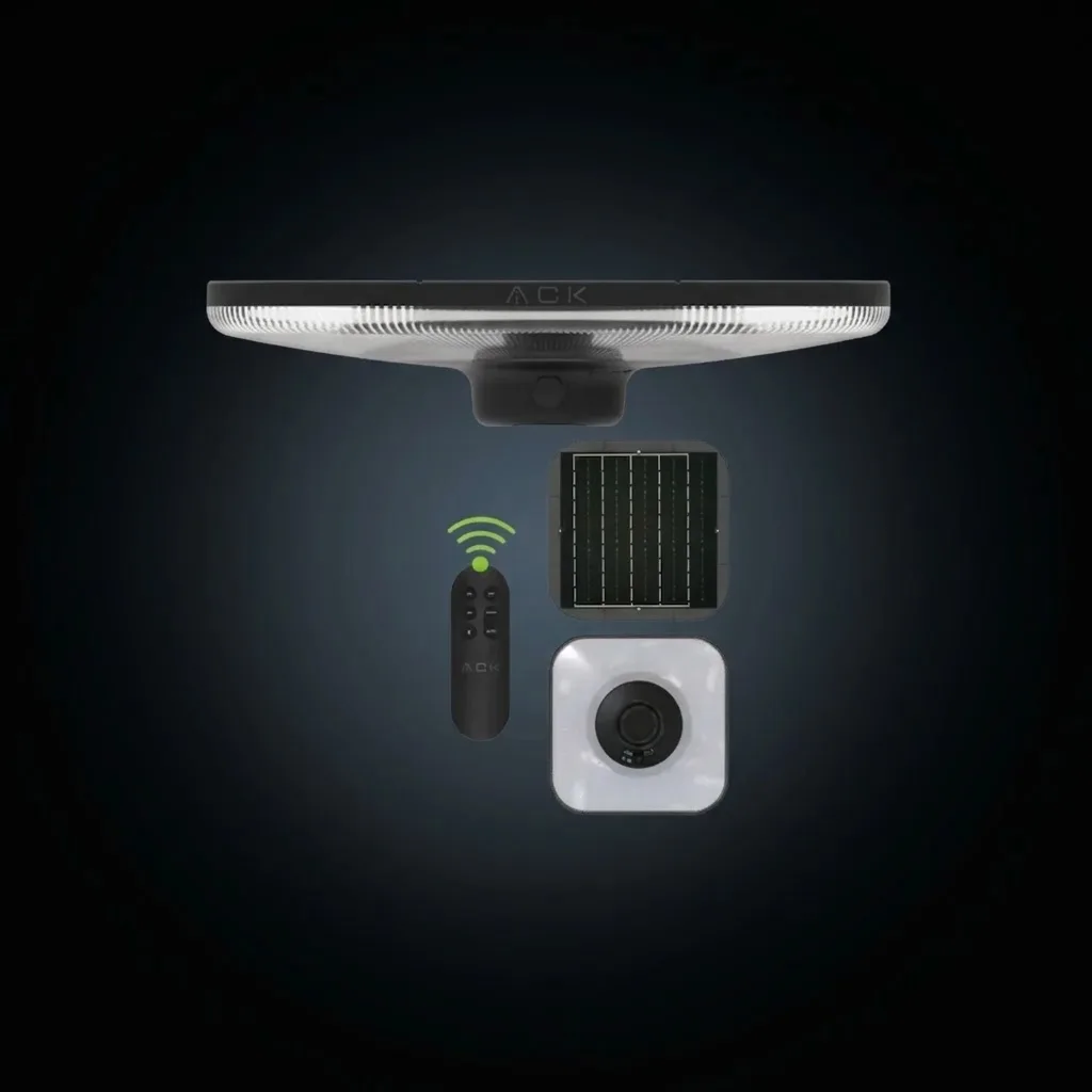 240W Solar Güneş Enerjili Bahçe Armatürü - 3 Renkli Ayarlanabilir Dış Mekan IP65 Aydınlatma