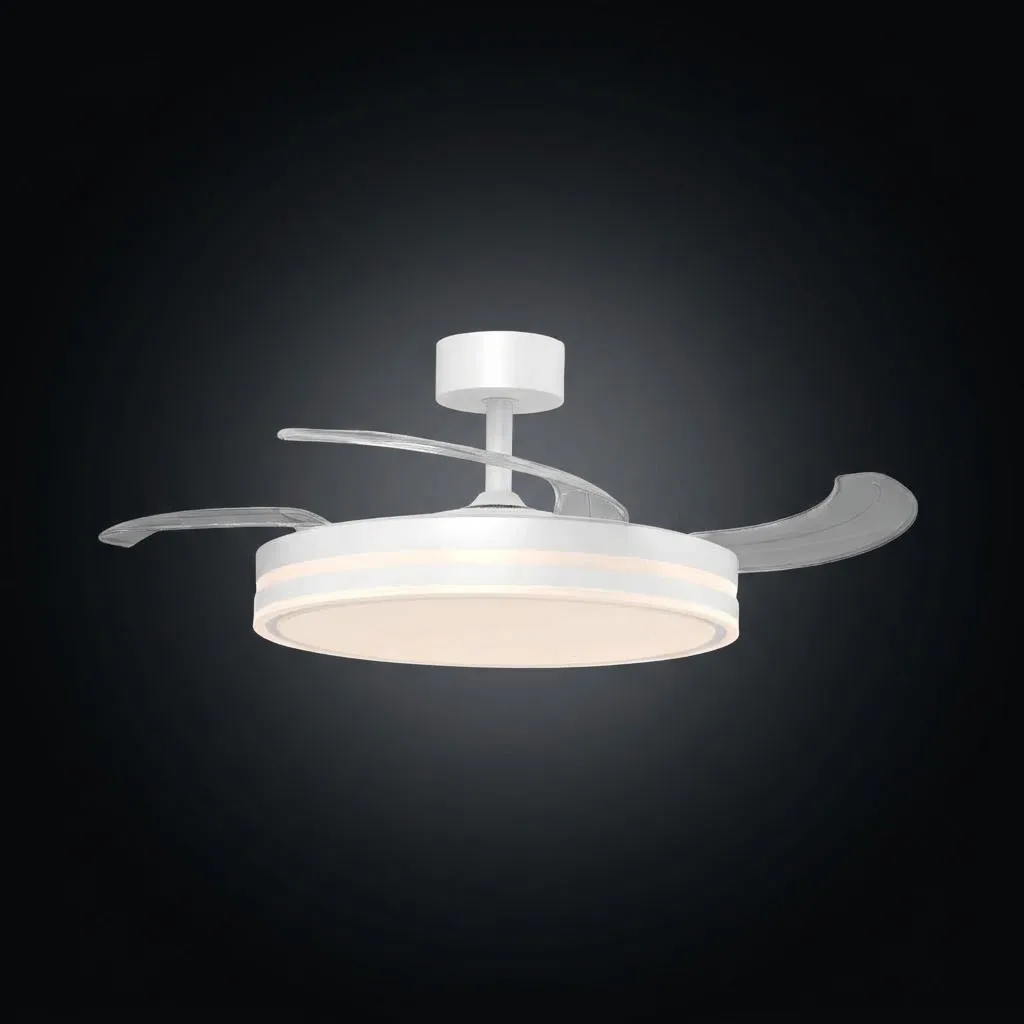 LED TAVAN FANI BEYAZ CCT 20W 42INC(106CM) DIMMABLE UZAKTAN KUMANDALI